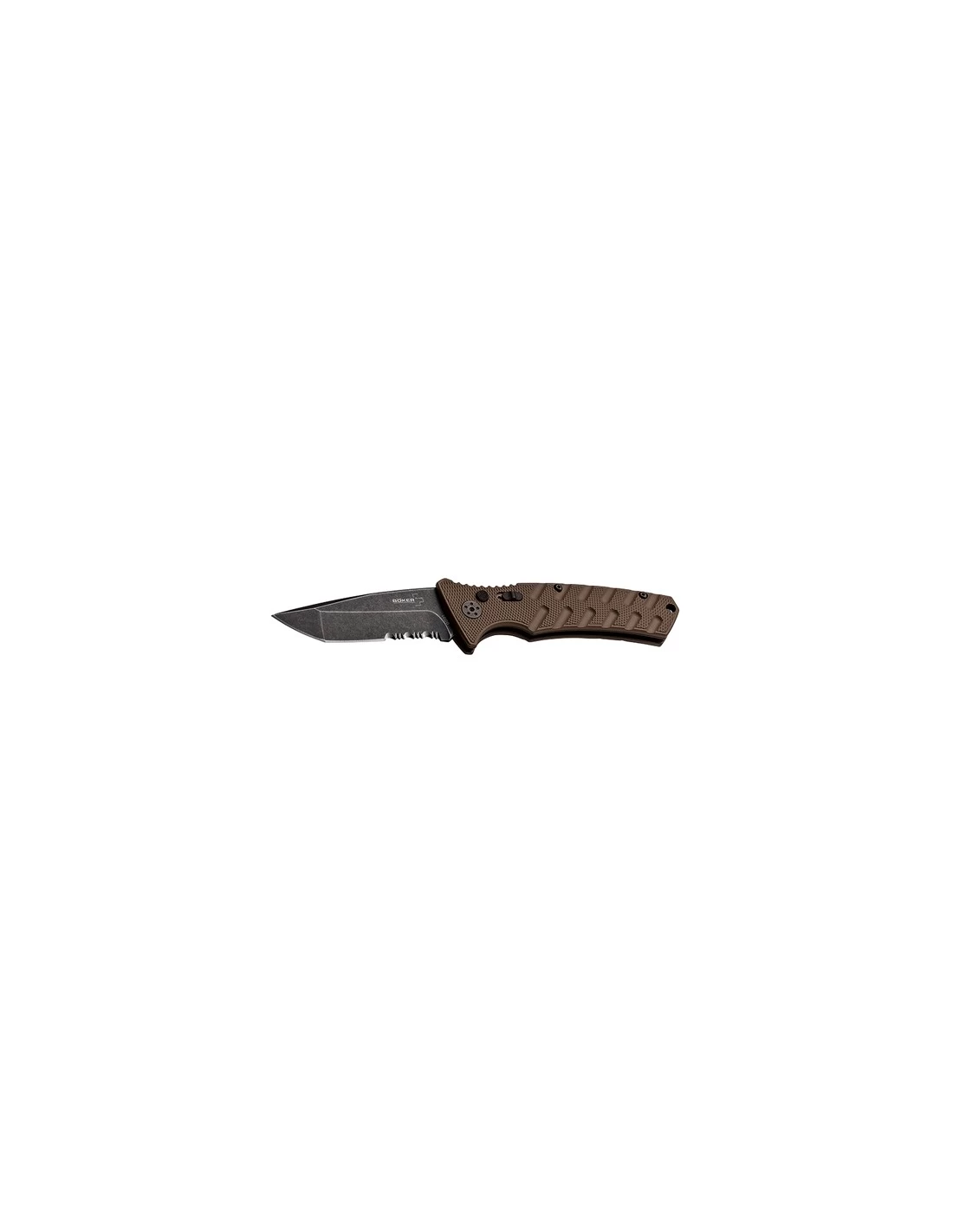 Couteau Automatique Boker Plus Strike Coyote Tanto