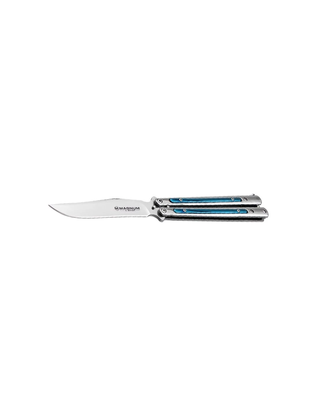 Couteau Papillon Boker Magnum Balisong Blue