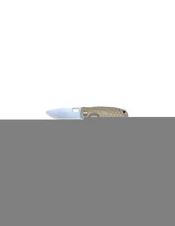 Couteau Pliant Honey Badger Flipper D2 Large Tan