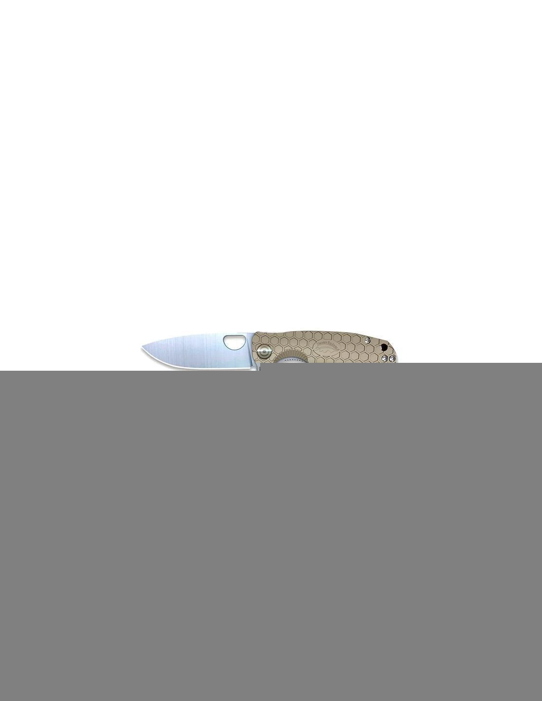 Couteau Pliant Honey Badger Flipper D2 Large Tan