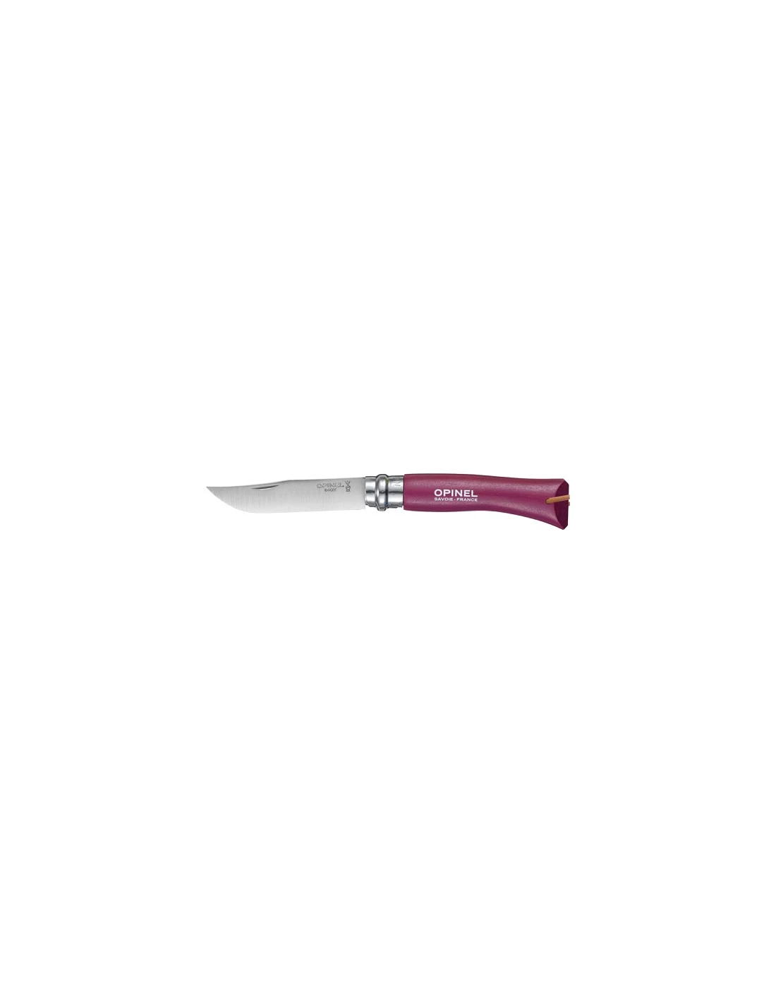 Couteau Pliant Opinel Baroudeur Inox N°07 Aubergine