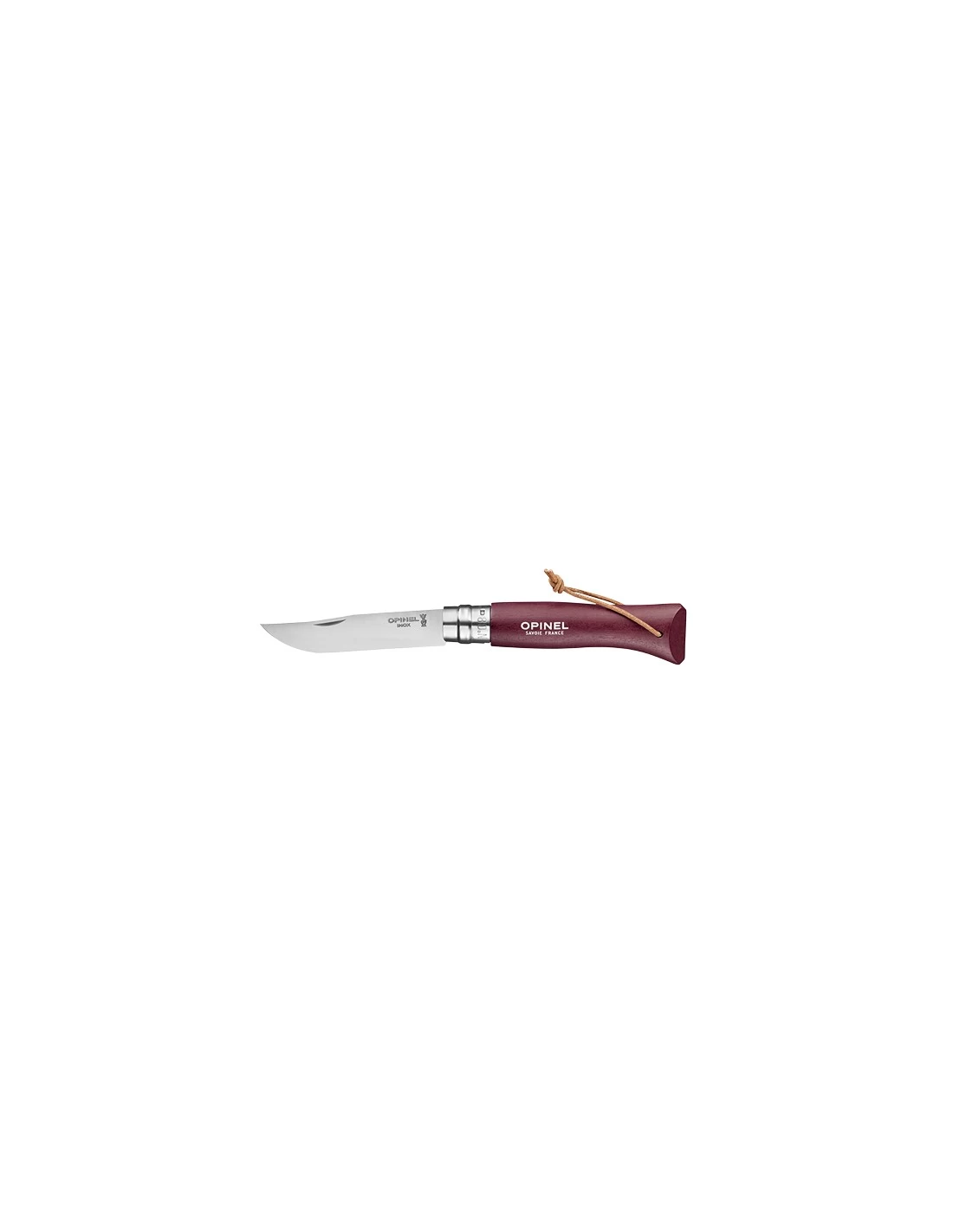 Couteau Pliant Opinel Baroudeur N°08 Inox Grenat