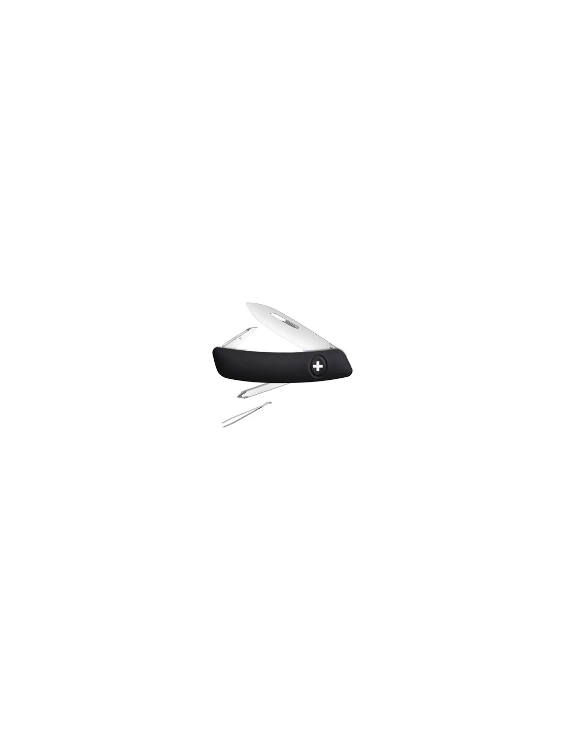 Couteau Suisse Swiza D02, Noir